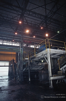 Zakład Wzbogacania Rud przy Zakładach G&oacute;rniczych &bdquo;Rudna&rdquo; : prasa filtracyjna