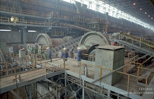 Zakład Wzbogacania Rud przy Zakładach G&oacute;rniczych &bdquo;Rudna&rdquo; : prasa filtracyjna