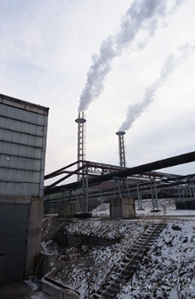 Zakład Wzbogacania Rud przy Zakładach G&oacute;rniczych &bdquo;Rudna&rdquo; : prasa filtracyjna