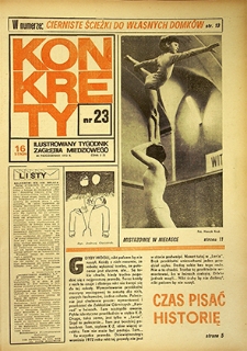 Konkrety nr 23, październik `72