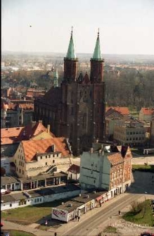 Legnica widziana z lotu ptaka