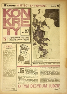 Konkrety nr 27, listopad `72