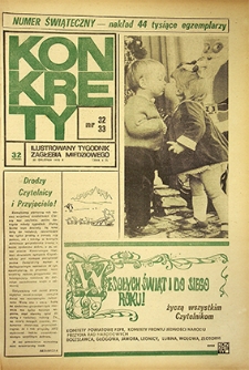 Konkrety nr 32, 33, grudzień `72