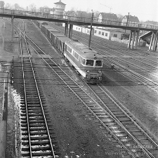 Stacja Miłkowice : pociąg towarowy o napędzie spalinowym