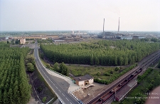 Obiekty przemysłowe z lotu ptaka : Huta Miedzi „Głogów”