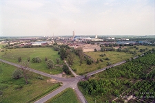 Obiekty przemysłowe z lotu ptaka : Huta Miedzi „Głogów”