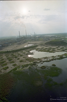 Obiekty przemysłowe z lotu ptaka : Huta Miedzi „Głogów”