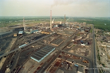 Obiekty przemysłowe z lotu ptaka : Huta Miedzi „Głogów”