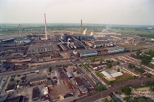 Obiekty przemysłowe z lotu ptaka : Huta Miedzi „Głogów”