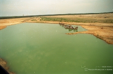 Obiekty przemysłowe z lotu ptaka : piaskownia „Obora”