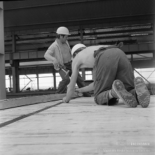 Huta Miedzi &bdquo;Głog&oacute;w II&rdquo; podczas budowy