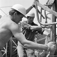 Huta Miedzi „Głogów II” podczas budowy