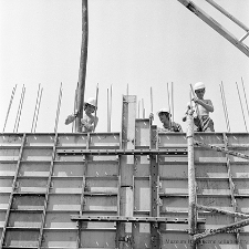 Huta Miedzi „Głogów II” podczas budowy