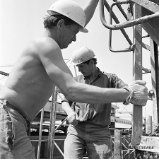 Huta Miedzi „Głogów II” podczas budowy