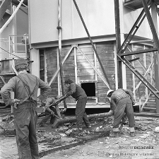 Huta Miedzi &bdquo;Głog&oacute;w II&rdquo; podczas budowy