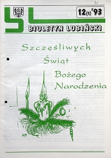 Biuletyn Lubiński nr 12 (1), `93