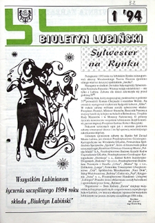 Biuletyn Lubiński nr 1, `94