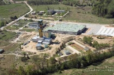 Zakłady Górnicze „Rudna” : szyb R-IX widziany z lotu ptaka