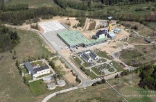 Zakłady Górnicze „Rudna” : szyb R-IX widziany z lotu ptaka