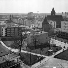 Panoramiczny widok na Lubin