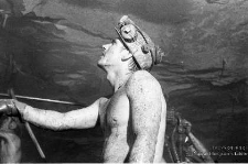 Zakłady G&oacute;rnicze &bdquo;Lubin&rdquo; : g&oacute;rnik podczas pracy na dole kopalni