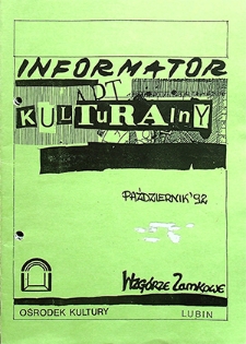 Informator Kulturalny, październik `92