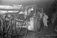 Zakłady Górnicze „Lubin” : wiertnica górnicza i prace na przodku