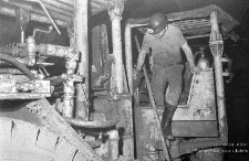 Zakłady Górnicze „Lubin” : wiertnica górnicza i prace na przodku