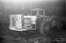 Zakłady Górnicze „Lubin” : wiertnica górnicza i prace na przodku