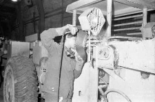 Zakłady Górnicze „Lubin” : wiertnica górnicza i prace na przodku