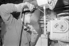 Zakłady Górnicze „Lubin” : wiertnica górnicza i prace na przodku