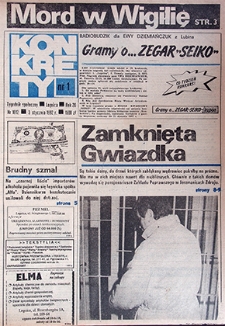 Konkrety nr 1 (1012), styczeń `92