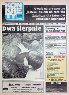 Konkrety nr 36 (1047), wrzesień `92
