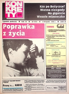 Konkrety nr 45 (1056), listopad `92