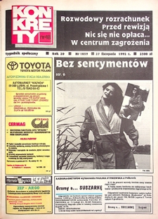 Konkrety nr 48 (1059), listopad `92