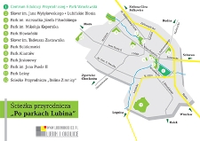 Ścieżka przyrodnicza : Po parkach Lubina