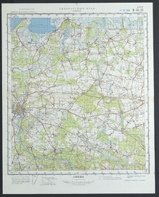 Mapa topograficzna : N-33-59 : Słupsk