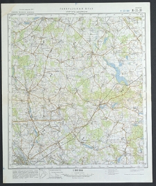 Mapa topograficzna : N-33-91 : Stargard Szczeciński