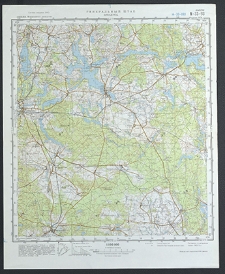 Mapa topograficzna : N-33-93 : Złocieniec
