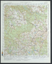 Mapa topograficzna : N-33-71 : Bytów