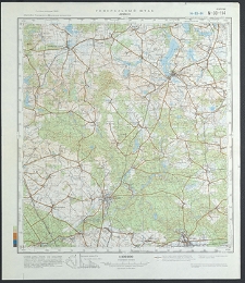 Mapa topograficzna : N-33-114 : Dębno