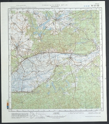 Mapa topograficzna : N-33-116 : Drezdenko