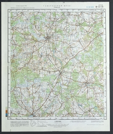 Mapa topograficzna : N-33-79 : Gryfice