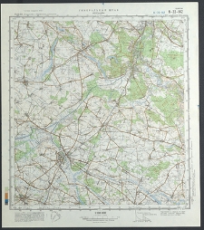 Mapa topograficzna : N-33-142 : Kościan