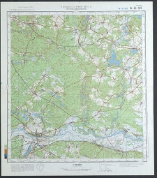 Mapa topograficzna : N-33-139 : Krosno Odrzańskie