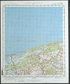 Mapa topograficzna : N-33-48 : Łeba