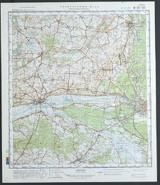 Mapa topograficzna : N-33-108 : Nakło nad Notecią