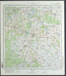 Mapa topograficzna : N-33-129 : Pniewy