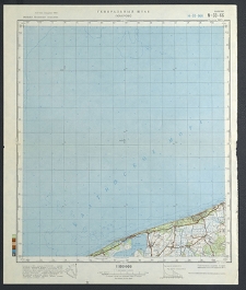 Mapa topograficzna : N-33-66 : Pobierowo