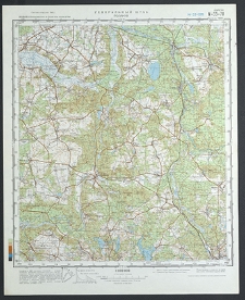Mapa topograficzna : N-33-70 : Polan&oacute;w
